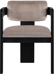 Sacha - Velvet Dining Chair With Black Base (Set of 2)