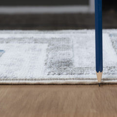 Nova - 7'10" X 9'10" Area Rug - White, Multi