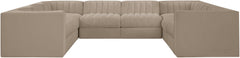 Rummi - Velvet Performance Fabric Upholstered Modular Sectional