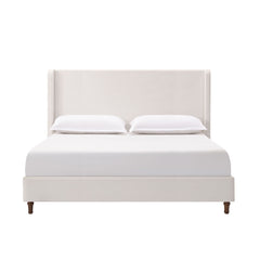 Harper - Tall Headboard Upholstered Bed / High Headboard / Elegant Simplicity / No Box Spring Needed