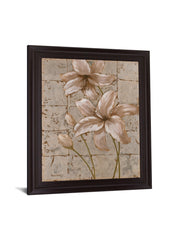 Cream Lily Trio - 28" x 34" Framed Wall Art