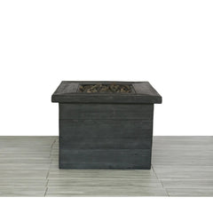 Fiber Reinforced Propane / Natural Gas, Fire Pit Table - Charcoal