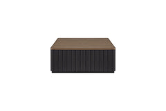 Channel - Cocktail Table With Casters - Black