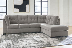 Lanelly - 2-Piece Sectional With Raf Corner Chaise - Alloy