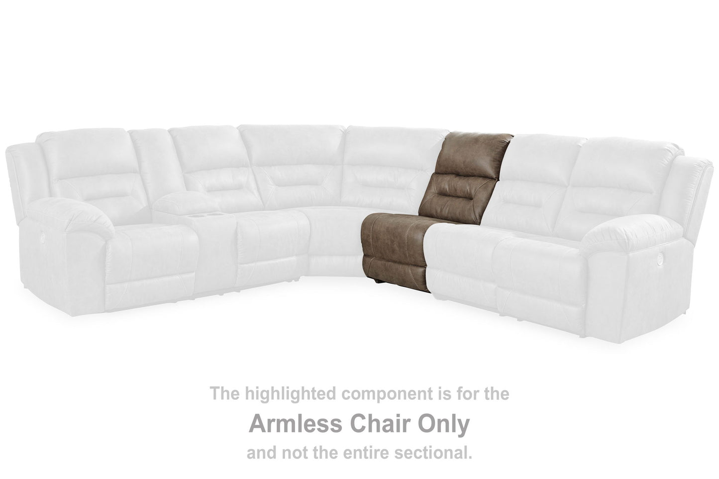 Ravenel - Armless Chair - Fossil