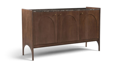Veya - 57" Genuine Marble And Mango Wood Sideboard / Buffet