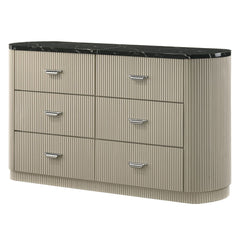 Travonte - Dresser - Gray / Beige