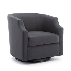 Isabelle - Swivel Glider Barrel Chair