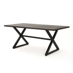 Rolando - Outdoor Aluminum Dining Table With Steel Frame