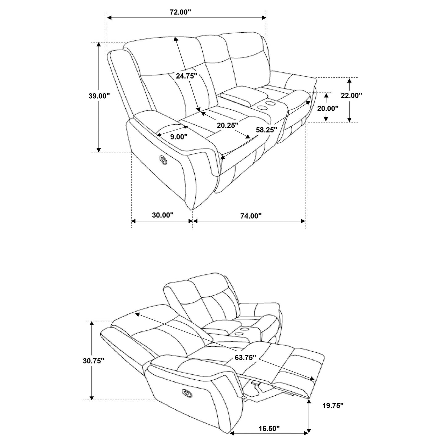 Franklin - Reclining Sofa Set