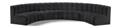 Arc - Faux Leather 7 Piece U-Shaped Modular Sofa