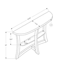 Accent Console Table For Entryway, Stylish - Taupe