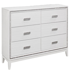 Almera - 5 Piece Bedroom Set With LED Lighting And Glitter Details