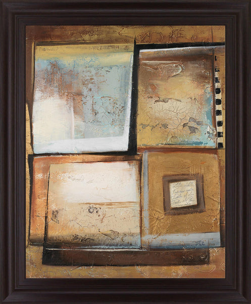 Golden Layers - 28" x 34" Framed Wall Art