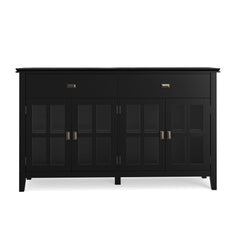 Artisan - Large 4 Door Sideboard Buffet - Black
