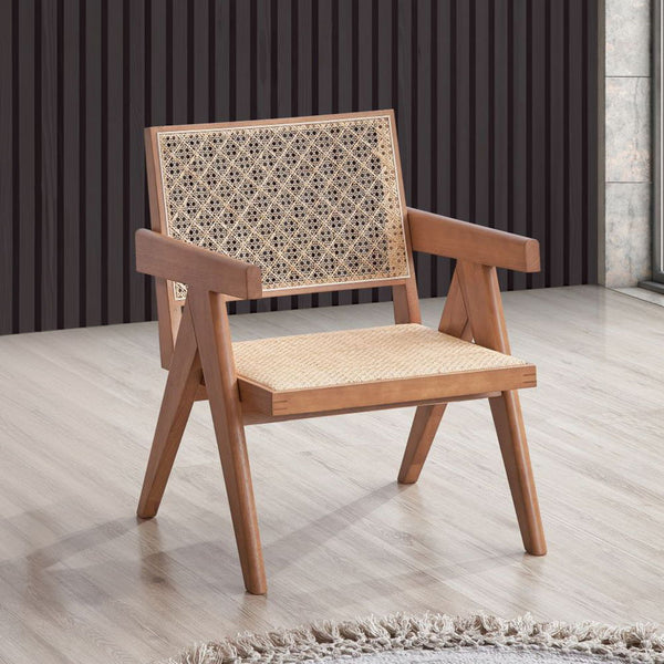 Velentina - Accent Chair - Rattan & Natural