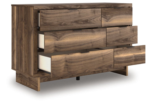 Chirason - Brown - Six Drawers Dresser
