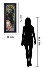 Wild Palm Il By Suzanne Wilkins - Framed Print Wall Art - Green