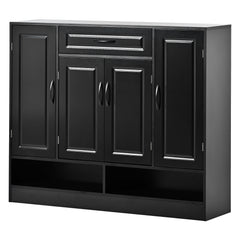 Sleek And Modern Shoe Cabinet With Adjustable Shelves, Space Saving Design