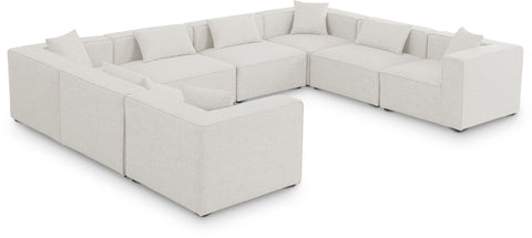 Cube - Linen 8 Piece Modular Sectional