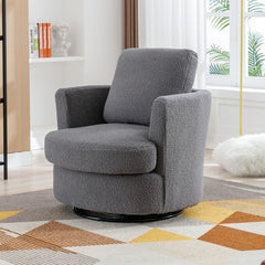 Swivel Accent Barrel 360 Degree Club Chair