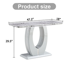 Modern Minimalist Rectangular Counter Bar Table