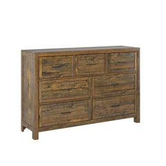 7 Drawer Dresser - Brown - Wood