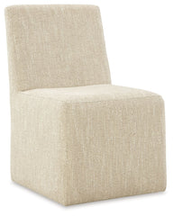 Mylarken - Dining Upholstered Side Chair (Set of 2) - Beige