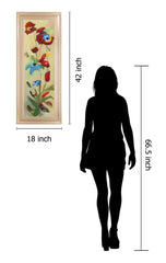 Wildflower Il By Jennifer Zybala - Framed Print Wall Art - Red