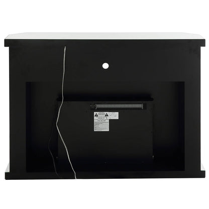 Noralie - 51" Fireplace With LED - Mirrored & Faux Diamonds