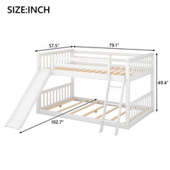 Bunk Bed & Convertible Slide And Ladder