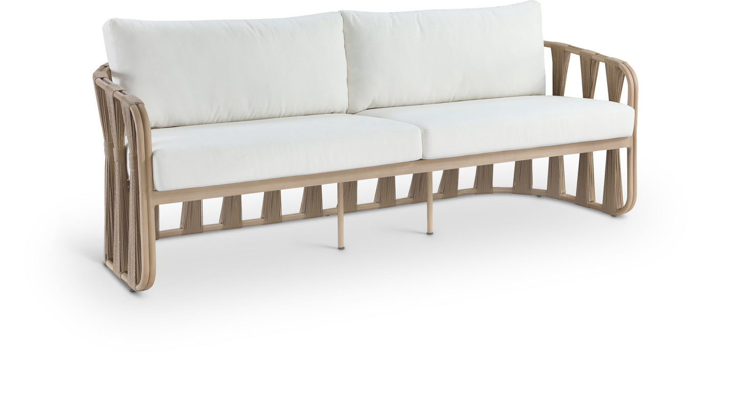 San Pietro - Resilient Waterproof Fabric 90.5" Upholstered Outdoor Patio Sofa