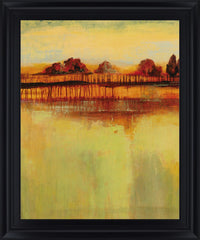 Amber Sunset Glow - 28" x 34" Framed Wall Art