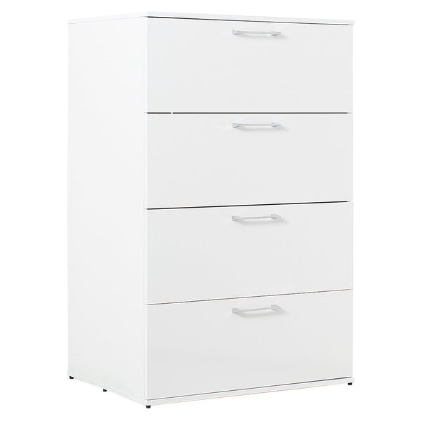 Bliss - Glossy 4 Drawer Jumbo Chest With Extra Deep Storage
