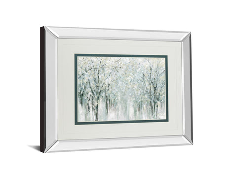 Winter Mist By Carol Robinson - Mirror Framed Print Wall Art - White