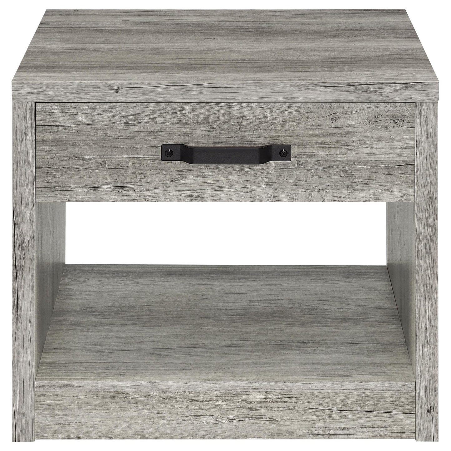 Nuberg - 1 Drawer Table - Gray