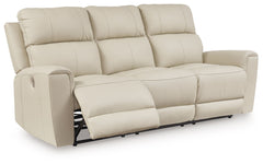 Dahlmoore - Power Reclining Sofa - Almond