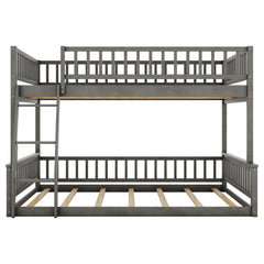 Bunk Bed With Ladder And Guardrails