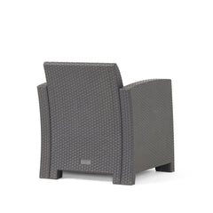 Outdoor Wicker Club Chair With Water Resistance