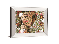 The Thief By Didier Lourenco - Mirror Framed Print Wall Art - Pink