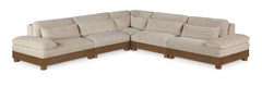 Turin - Fabric Upholstered Modular Sectional - Taupe