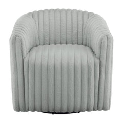 Alexa Barrel Swivel Chair - Grey
