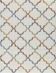 Loft Shag - 7'10" X 9'10" Shaggy Area Rug Polypropylene - Ivory