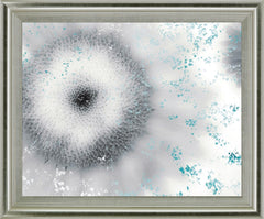 Frosted Petal Burst - 28" x 34" Framed Wall Art