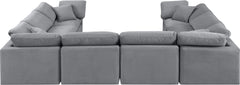 Indulge - Velvet 8 Piece Modular Sectional