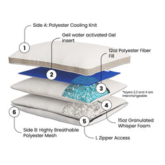 Bed Pillow - White