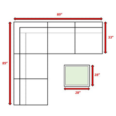 Seating Set With Cushions Handcrafted Wicker Design