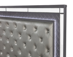 Refino - Bedroom Set - Gunmetal
