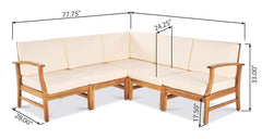 Perla - 6 Pieces Sofa Set