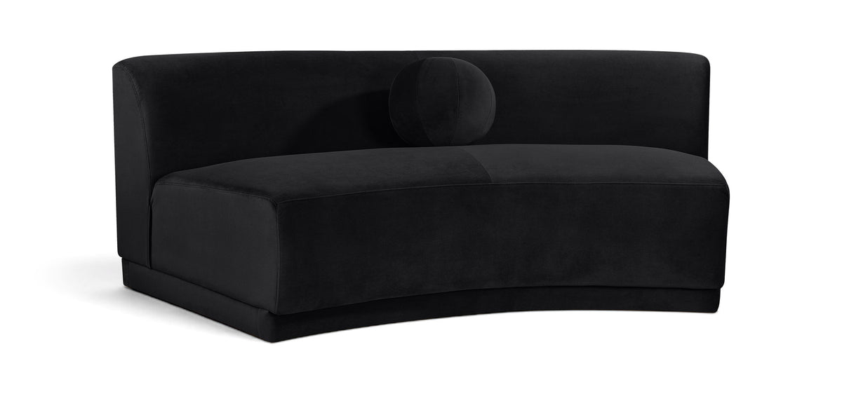 Avra - Velvet Performance Fabric Upholstered Armless Sofa